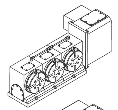 滾子凸輪單向 多軸分度盤   型號 ：RTD150D3